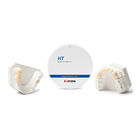 El circonio en blanco blanco material dental del Ht de la circona del sistema abierto utiliza en odontología